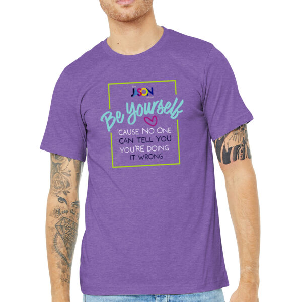 Bella & Canvas Unisex Heather CVC Short Sleeve Tee - Printed Logo Thumbnail