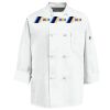 Eight Knot Button Chef Coat with Thermometer Pocket Thumbnail