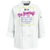 Eight Knot Button Chef Coat with Thermometer Pocket Thumbnail