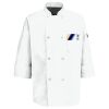 Button Chef Coat with Thermometer Pocket Thumbnail