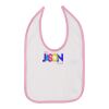 Infant Contrast Trim Premium Jersey Bib Thumbnail