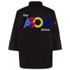 Ten Pearl Button Black Chef Coat Thumbnail