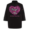 Ten Pearl Button Black Chef Coat Thumbnail